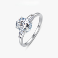 Luxury Oval Clear CZ Ring – 925 Sterling Silver