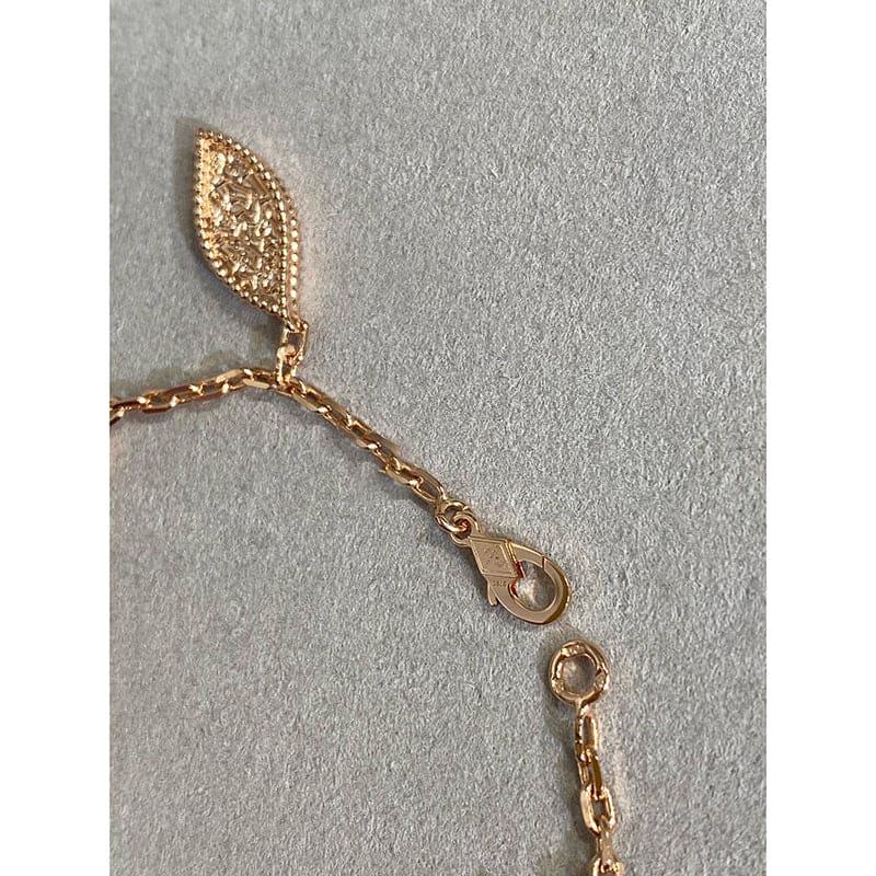 18K Celestial Lucky Spring Five Motifs Clover Bracelet