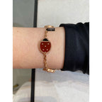 18K Celestial Lucky Spring Five Motifs Clover Bracelet