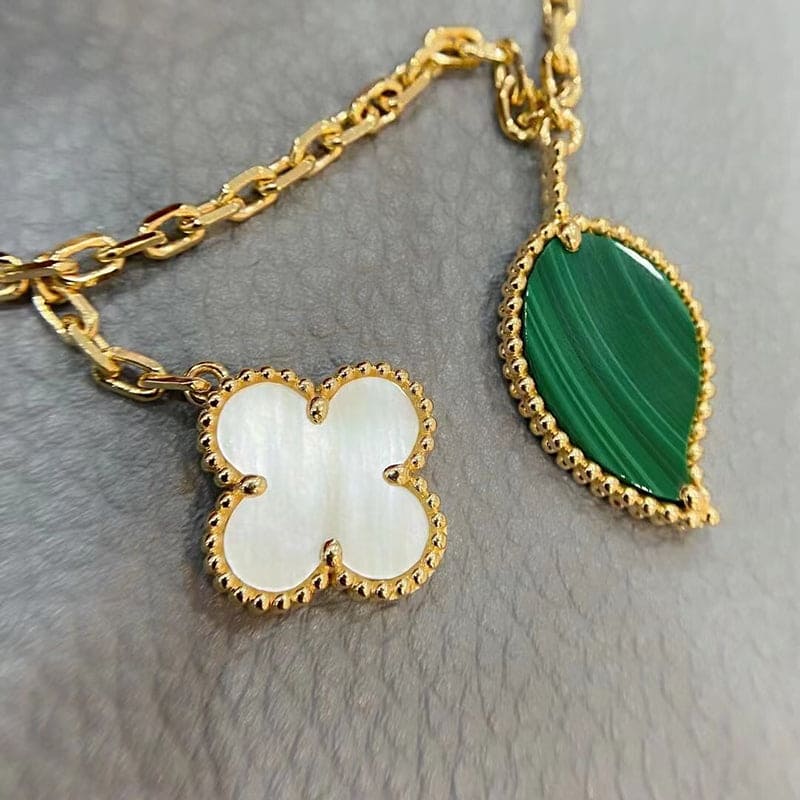 18K Celestial Lucky Alhambra Four Motifs Clover Bracelet