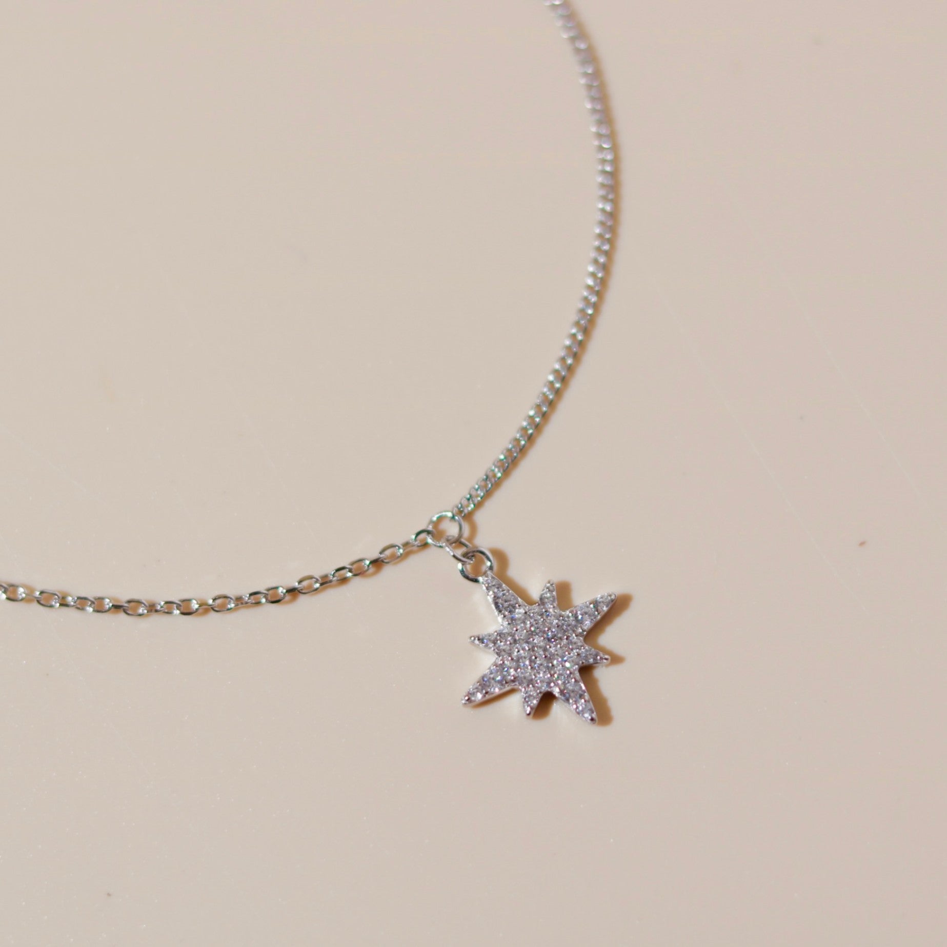 ELVORIA Eira Snowflake Bracelet – Rose Gold & Platinum Plated 925 Sterling Silver