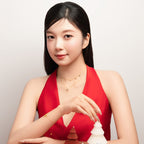 ELVORIA Morri Star Necklace – 18K Gold Plated 925 Sterling Silver