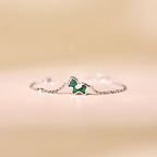 ELVORIA Unicorn Bracelet – Rose Gold & Platinum Plated 925 Sterling Silver