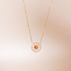 ELVORIA Sunny Necklace – 18K Gold Plated 925 Sterling Silver