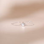 ELVORIA Alina Swan Bracelet – Platinum Plated 925 Sterling Silver