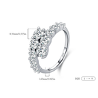 Classic Round CZ Eternity Band Ring – 925 Sterling Silver