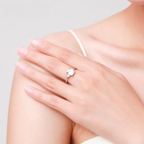 Elegant Emerald Cut CZ Ring – 925 Sterling Silver