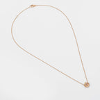 18K Celestial Trinity Pink Sapphire Necklace