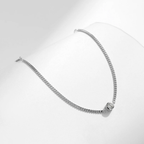 Minimal Bezel Moissanite Bracelet – 0.25CT 925 Sterling Silver