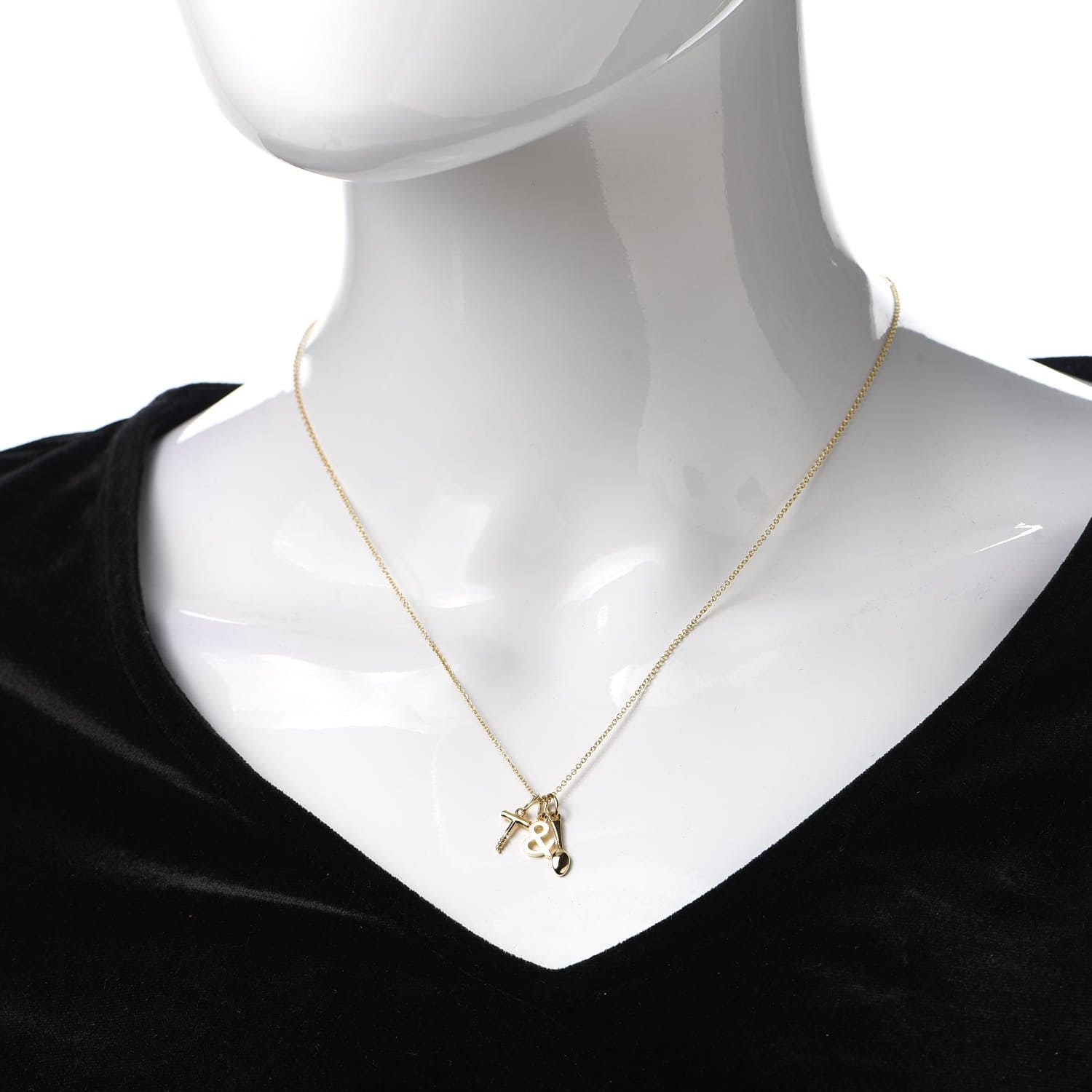 18K Celestial T Wine and Dine Pendant Necklace