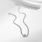 Minimal Bezel Moissanite Bracelet – 0.25CT 925 Sterling Silver