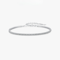 Elegant Clear CZ Bracelet – 925 Sterling Silver