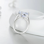 Luxury Pigeon Egg Cubic Zirconia Ring – 925 Sterling Silver