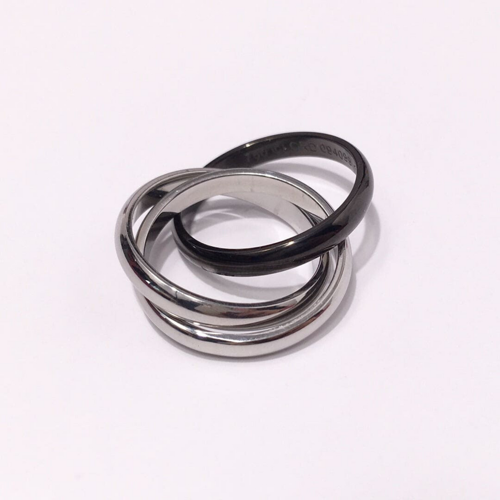 18K Celestial Trinity Classic Ceramics Ring
