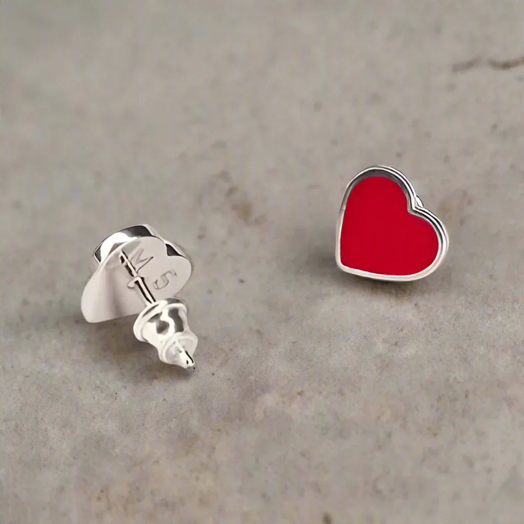 18K Celestial Return to T Heart Earrings