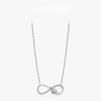 Infinite Embrace Heart Pendant Necklace – 925 Sterling Silver Romantic Jewelry
