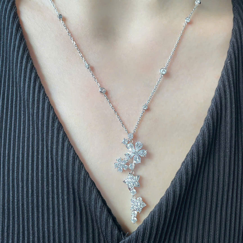 18K Celestial Folie Des Pr̩s Pendant Necklace