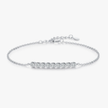 Elegant D Color Moissanite Bracelet – 925 Sterling Silver