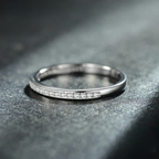 Elegant Simple CZ Ring – 925 Sterling Silver