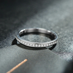 Elegant Simple CZ Ring – 925 Sterling Silver