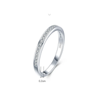 Elegant Simple CZ Ring – 925 Sterling Silver