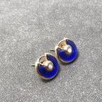 18K Celestial Amulette De Earrings