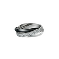 18K Celestial White Gold Ceramic Ring