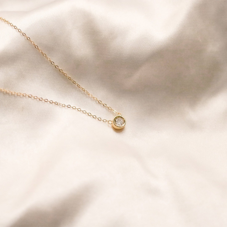 ELVORIA Stella Star Necklace – 18K Gold Plated 925 Sterling Silver