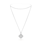 18K Magic Alhambra One Motifs Diamonds Necklace