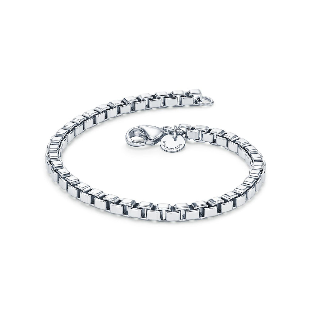 18K Celestial T Venetian Link Bracelet