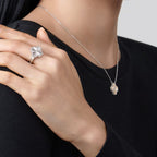 18K Celestial Vintage Alhambra Holiday Pendant Necklace