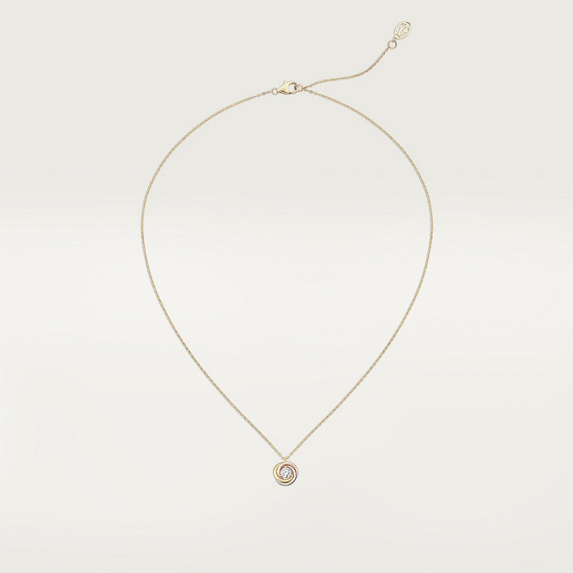 18K Celestial Trinity Diamond Necklace