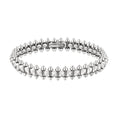 18K White Gold Clash De Bracelet