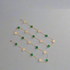 18K Celestial Vintage Alhambra 20 Motifs Long Clover Necklace