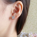18K Celestial Vintage Alhambra Diamonds Earrings