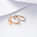 18K Celestial T T1 Diamond Ring