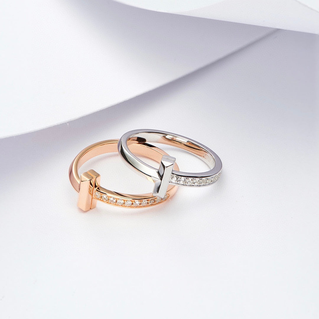 18K Celestial T T1 Diamond Ring
