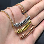 18K Celestial Clash De Necklace