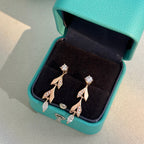 18K Celestial T Victoria Vine Convertible Drop Earrings