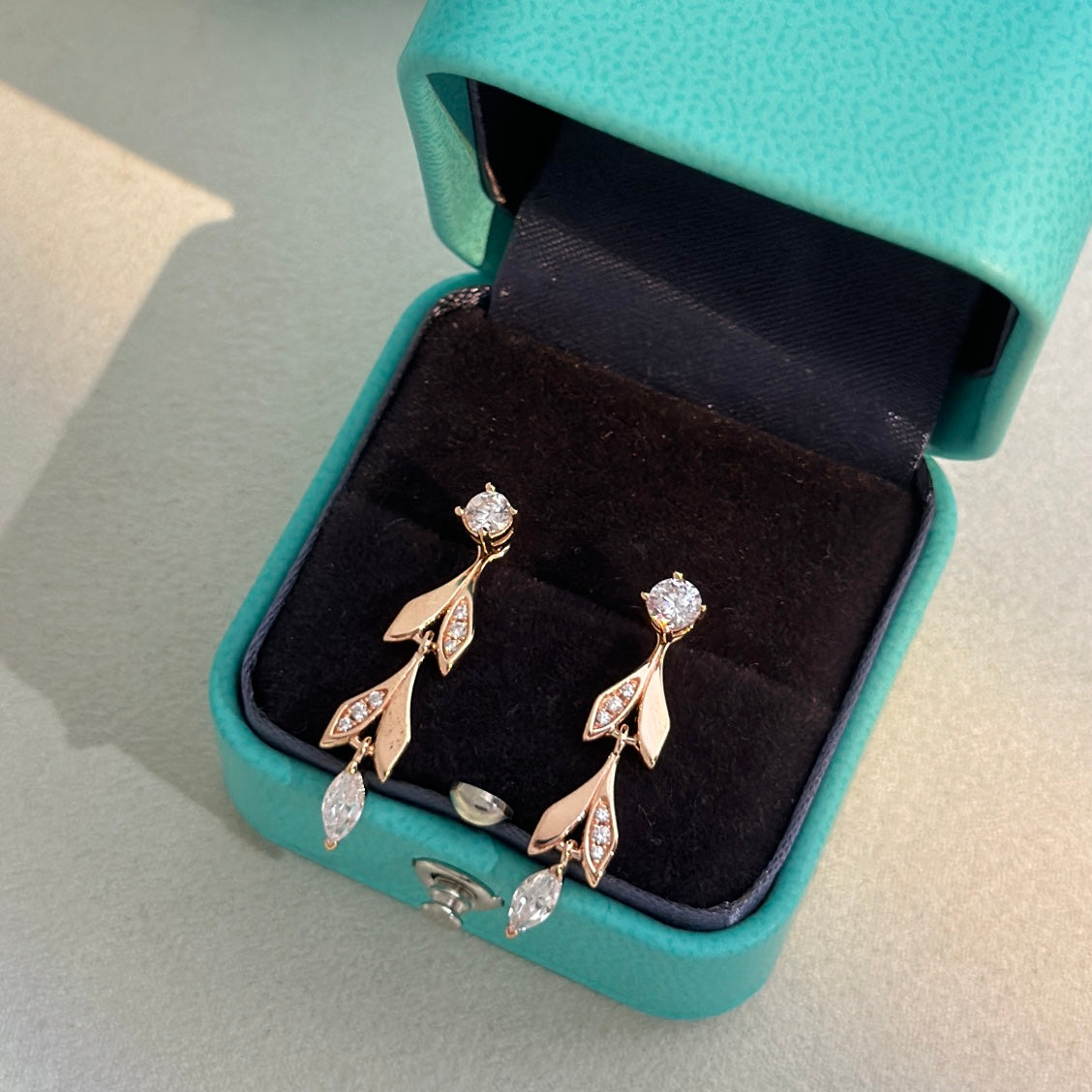 18K Celestial T Victoria Vine Convertible Drop Earrings