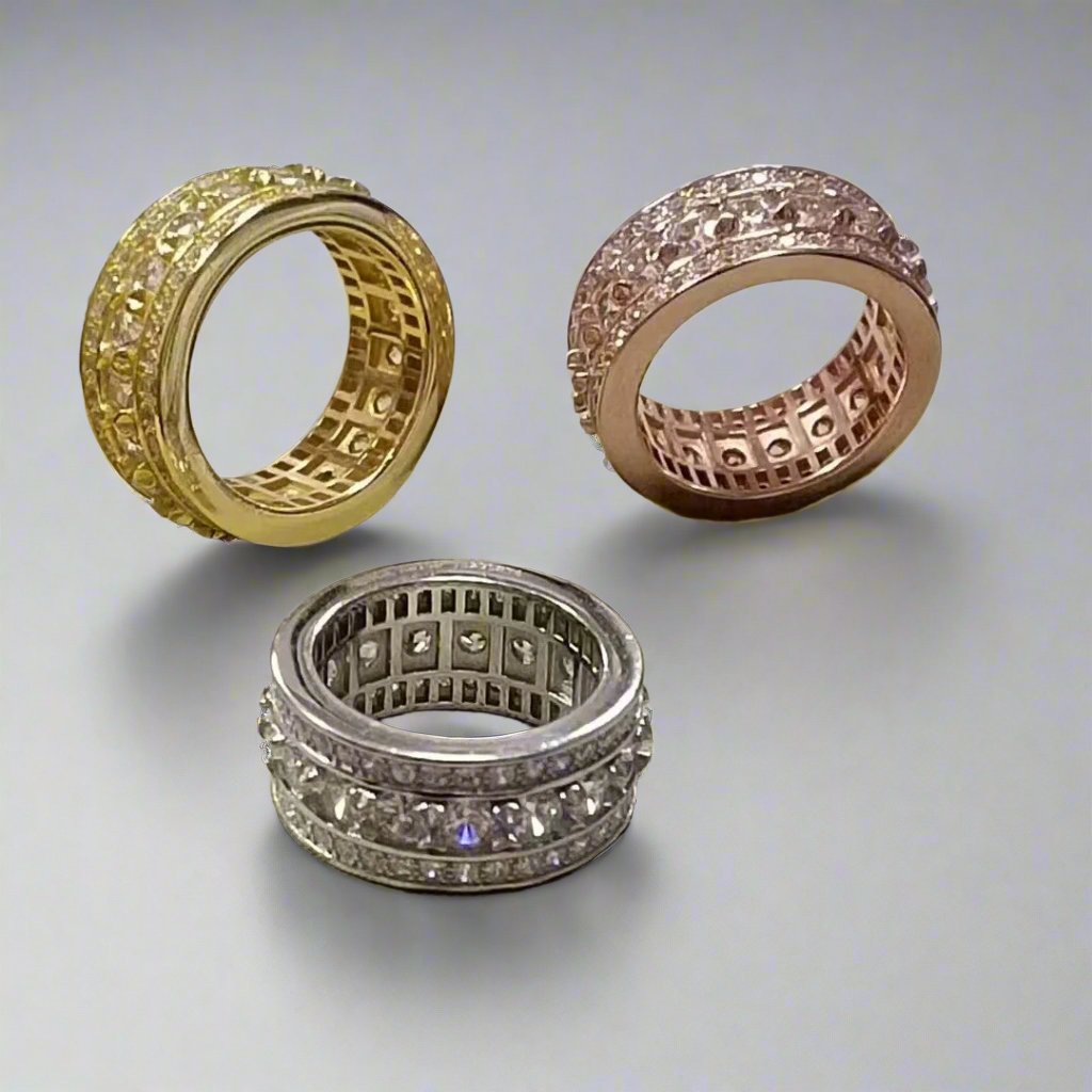 18K Celestial Enlacement Wedding Ring