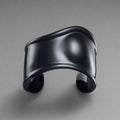 18K Celestial T Elsa Peretti Small Bone Cuff Black Bracelet