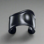 18K Celestial T Elsa Peretti Small Bone Cuff Black Bracelet