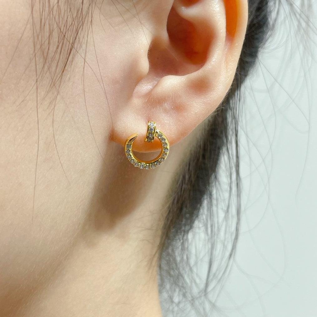 18K Celestial Juste Un Clou Diamonds Earrings