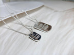 18K Celestial T 1837 Tag Pendant Necklace