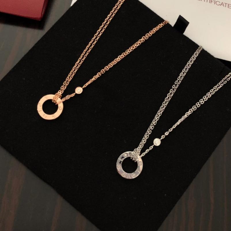 18K Celestial Love Diamond Necklace