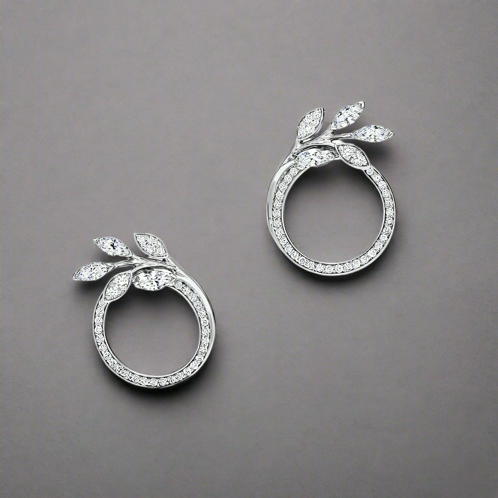 18K Celestial T Victoria Diamonds Earrings