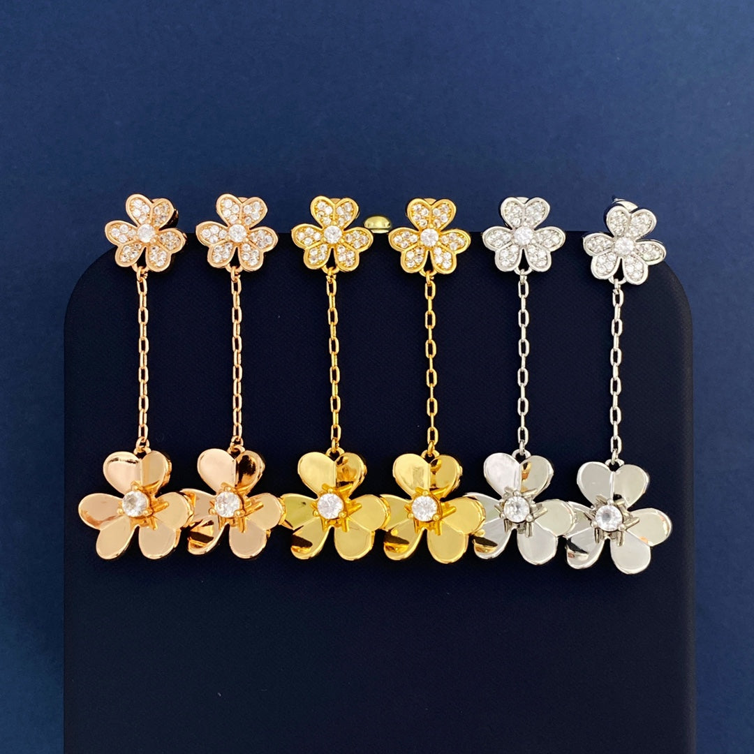18K Celestial Frivole Pendant Earrings