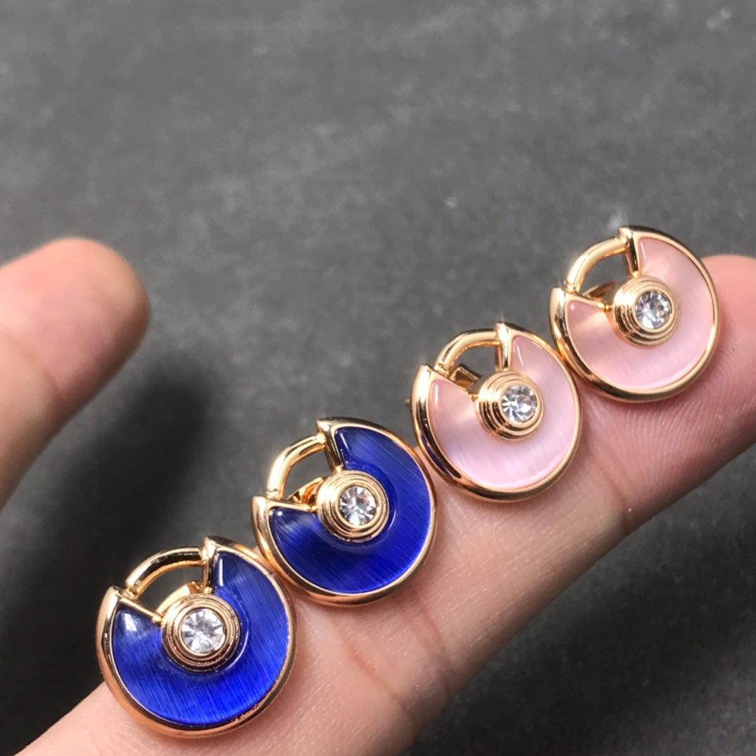 18K Celestial Amulette De Earrings