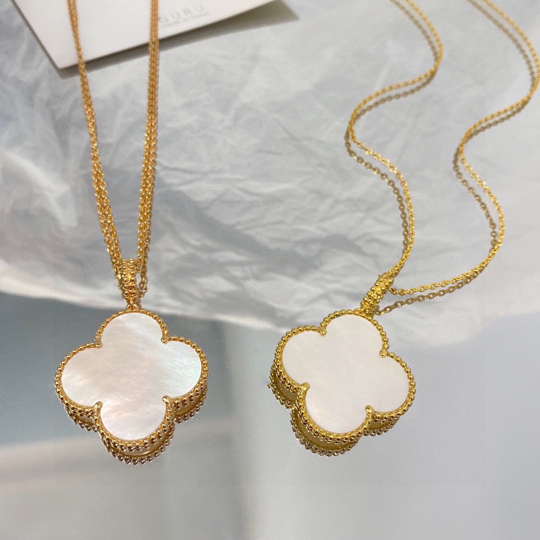 18K Celestial Magic Alhambra One Motif Pearl Necklace